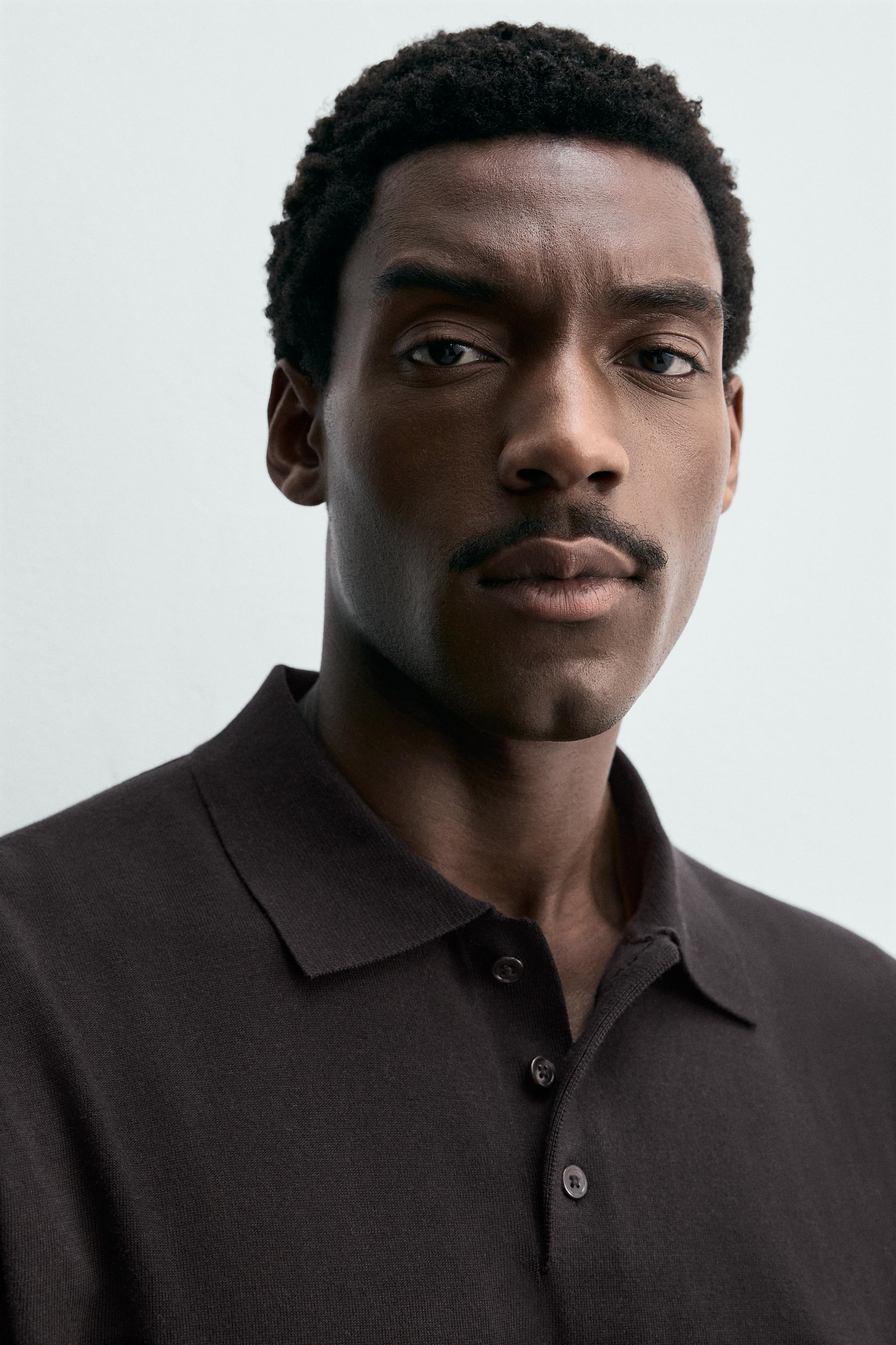 REGULAR FIT COTTON BLEND KNIT POLO